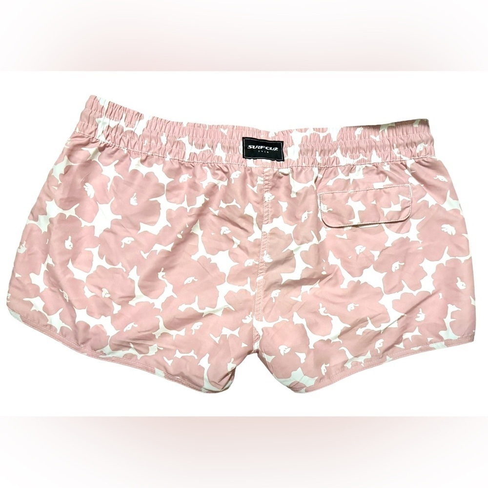 NWT Boardshorts Pink Floral Size 10 Quick Dry by SurfCuz swim short, swim trunks - Picture 6 of 12